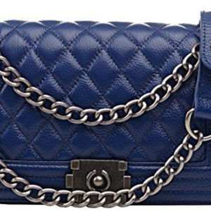 Heshe Wallet Cross Body Clutch Handbag With Chain